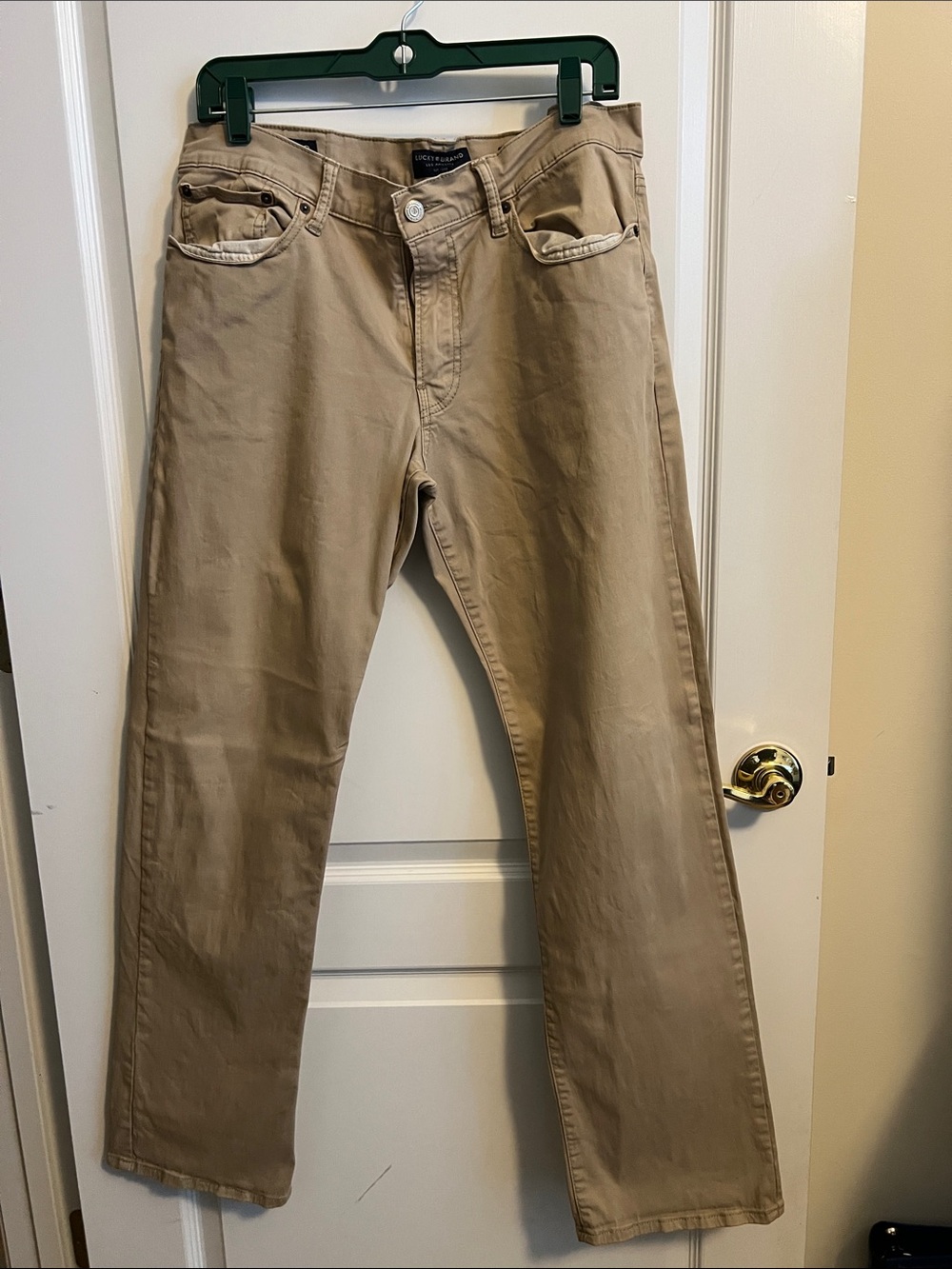 Lucky Brand Straight Khaki Jeans - Neutral Tan